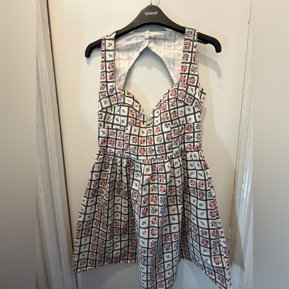 Topshop floral tea dress
